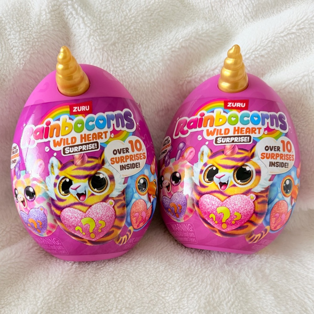 Zuru Rainbocorns Wild Heart Surprise - Lot of 2 - Easter - Easter Basket